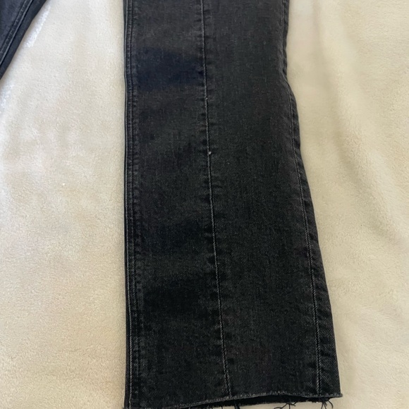 PAIGE Sarah Slim Motto Denim in Virgo Black Wash - Picture 5 of 13